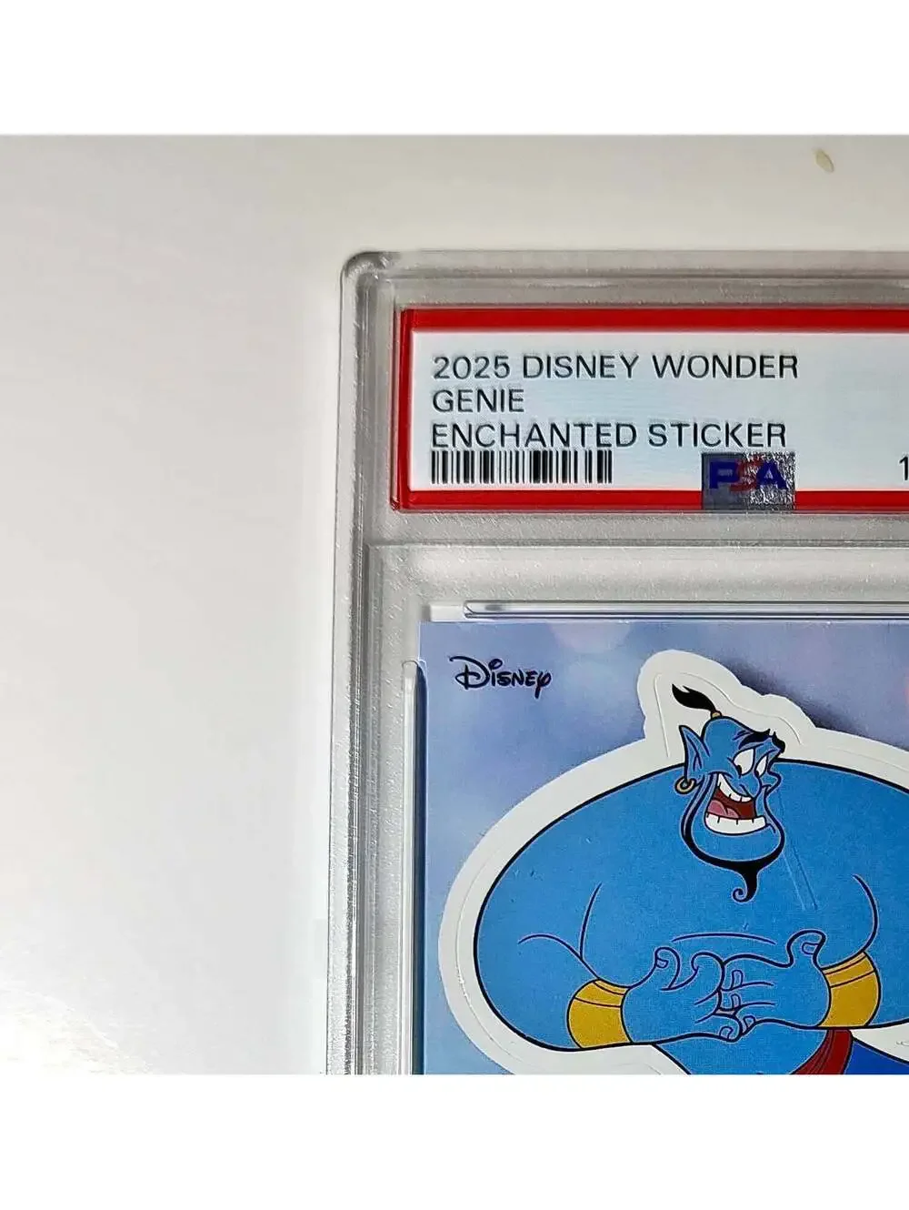 Genie 2025 Topps Disney #ES-14 Enchanted Sticker Card Aladdin PSA 9